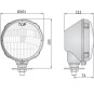 REFLEKTOR PLASTIKOWY LEWY R2 12V/24V C-330, C-360 WESEM RE.03210.00